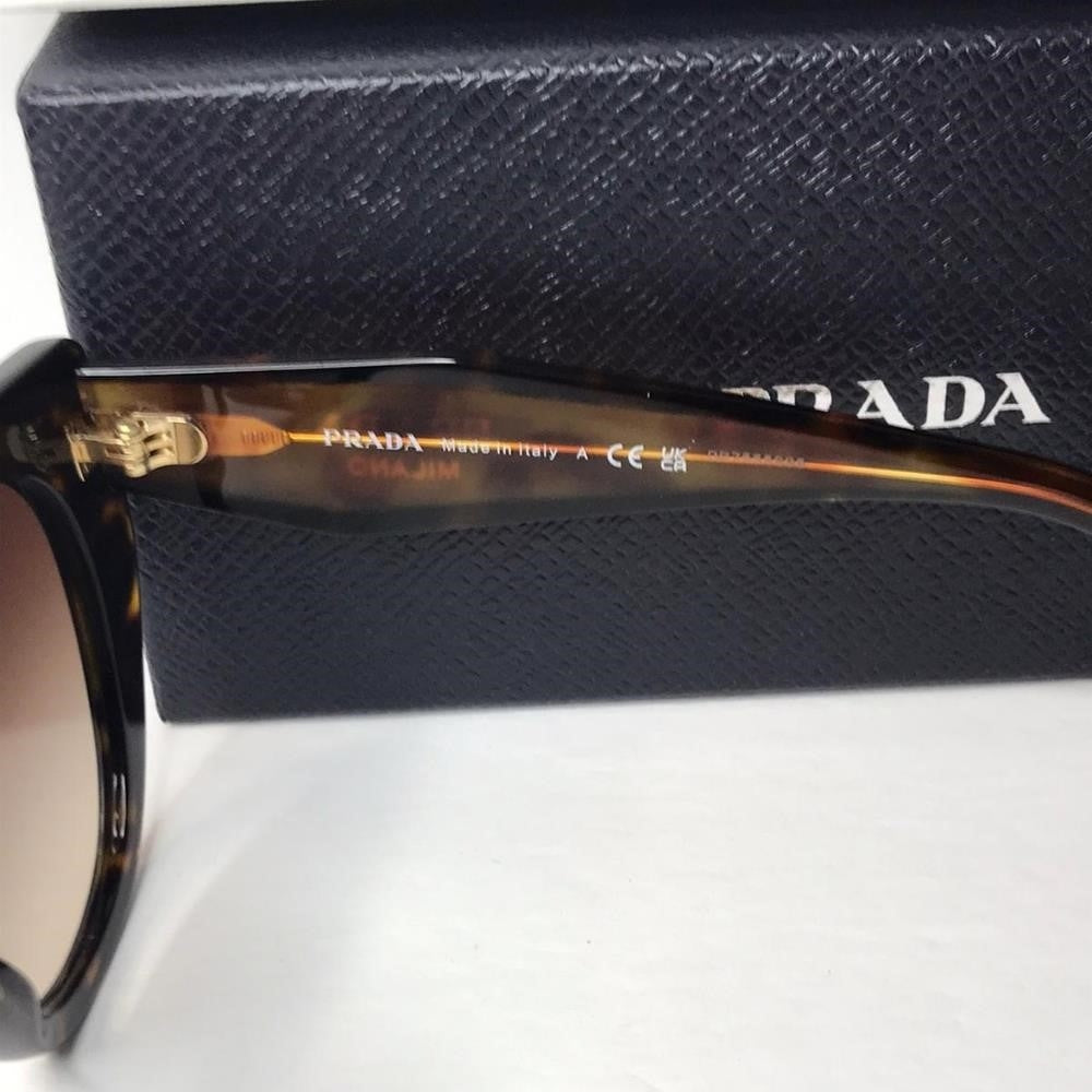 Authentic New PR14WS 2AU6S1 Prada Women's Oversized Rounded Cat Eye Sunglasses