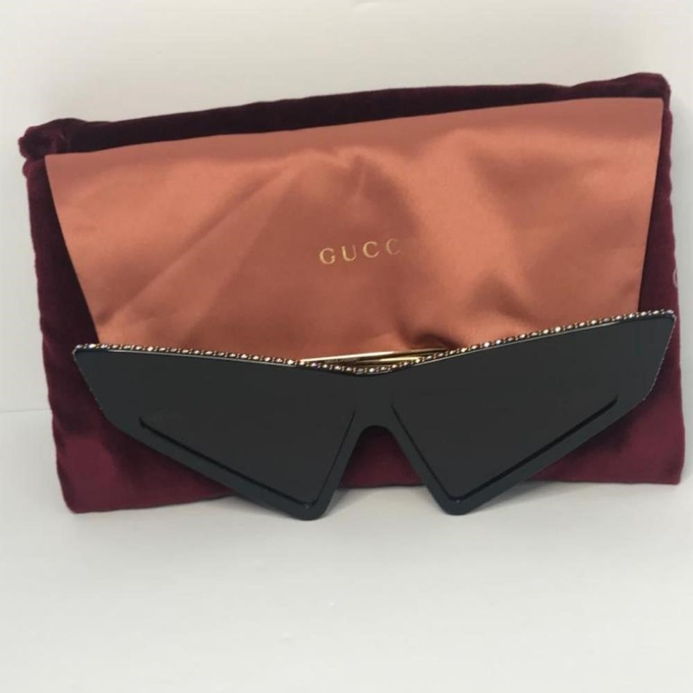 New 💯 Original Gucci Brown Geometric Ladies Sunglasses GG0430S 002 70.