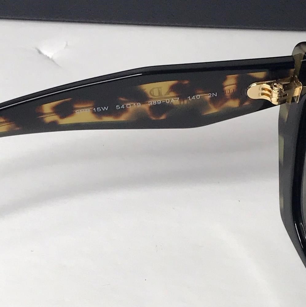 💯 - Authentic New PRADA PR 15WS3890A7 Black / Medium Tortoise Sunglasses