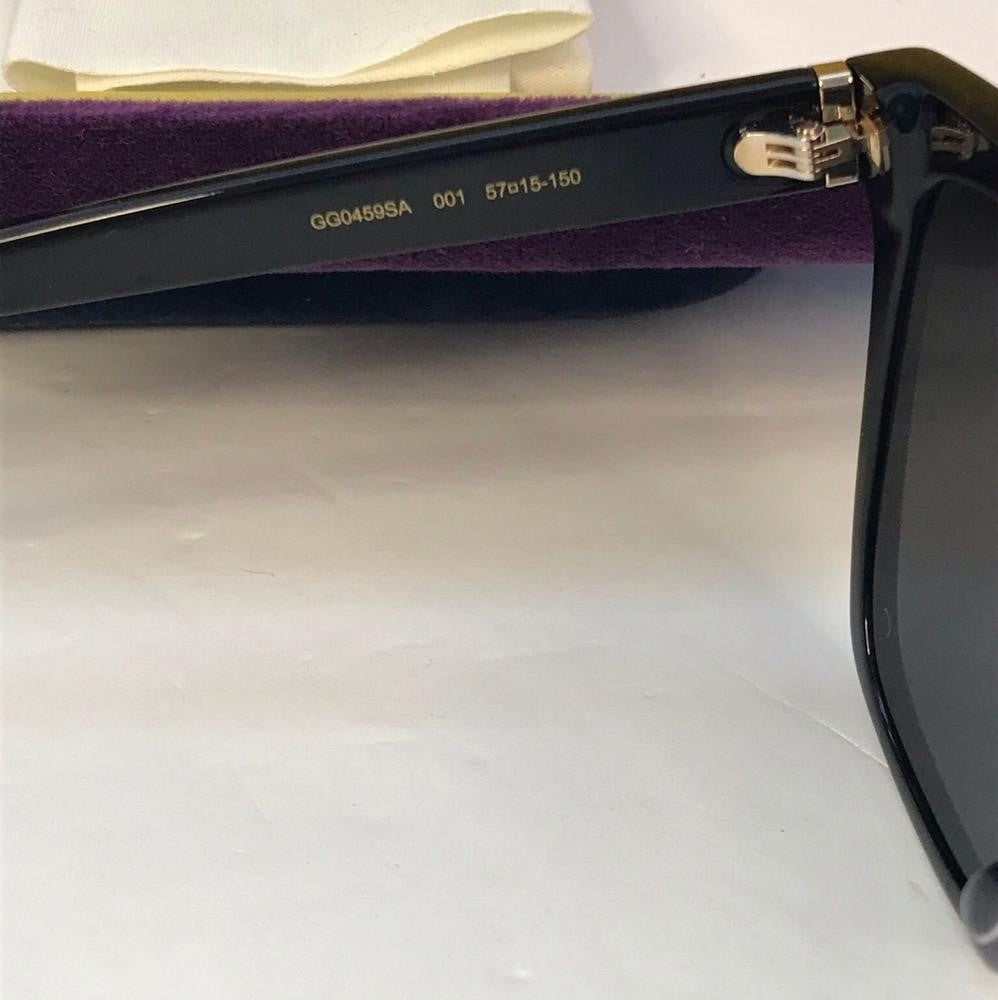 💯 Original Gucci Web GG0459S 001 Sunglasses