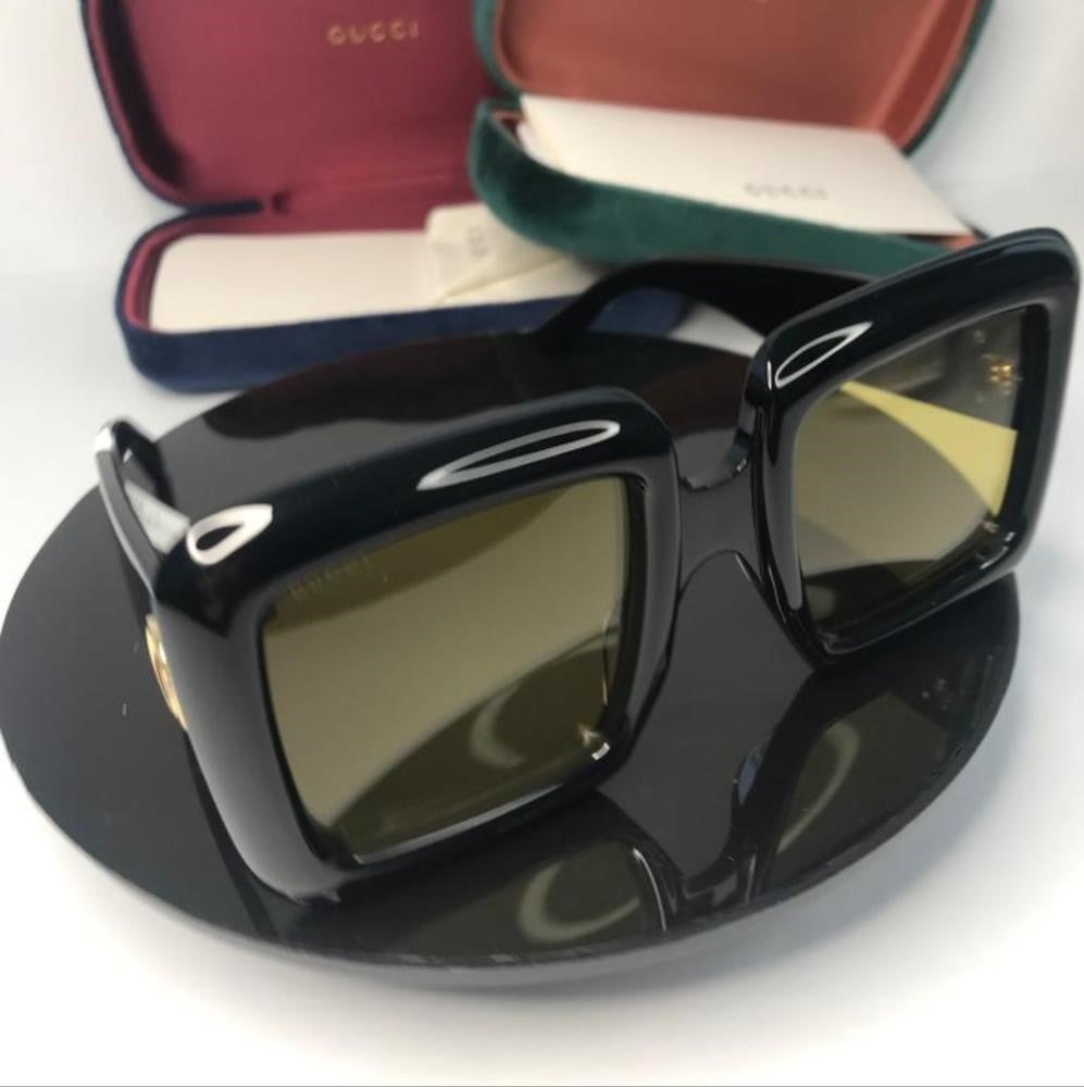 New 💯 Original Gucci of Black GG0783S Oversized Square Sunglasses