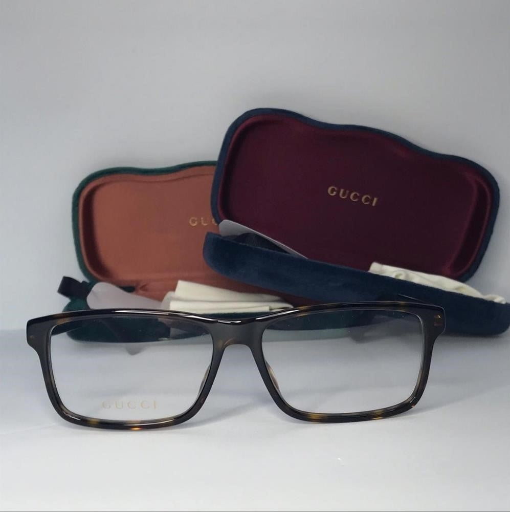 - New 💯 Authentic Gucci Demo Square Men's Eyeglasses GG0692O 005