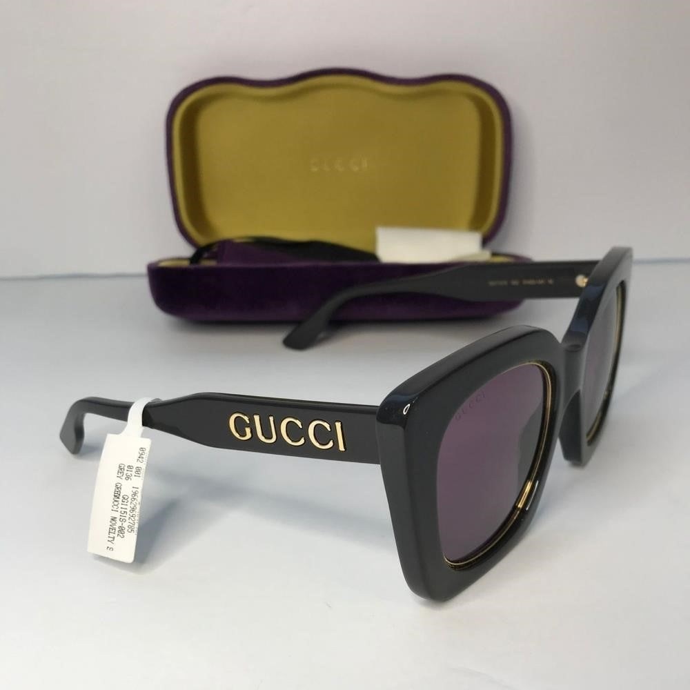 New 💯 Original Gucci GG1151S 002 Violet Oversized Sunglasses