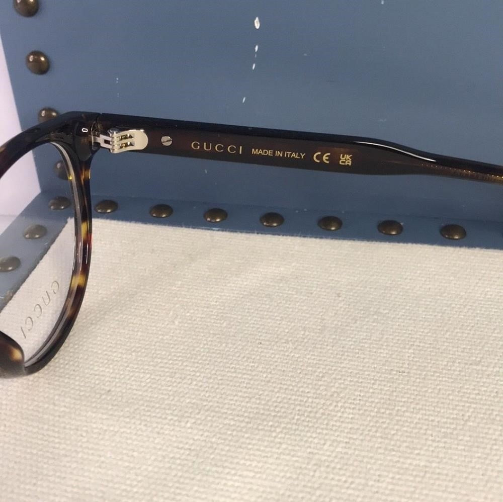 New 💯 Original GUCCI GG0827O 005 HAVANA EYEGLASSES