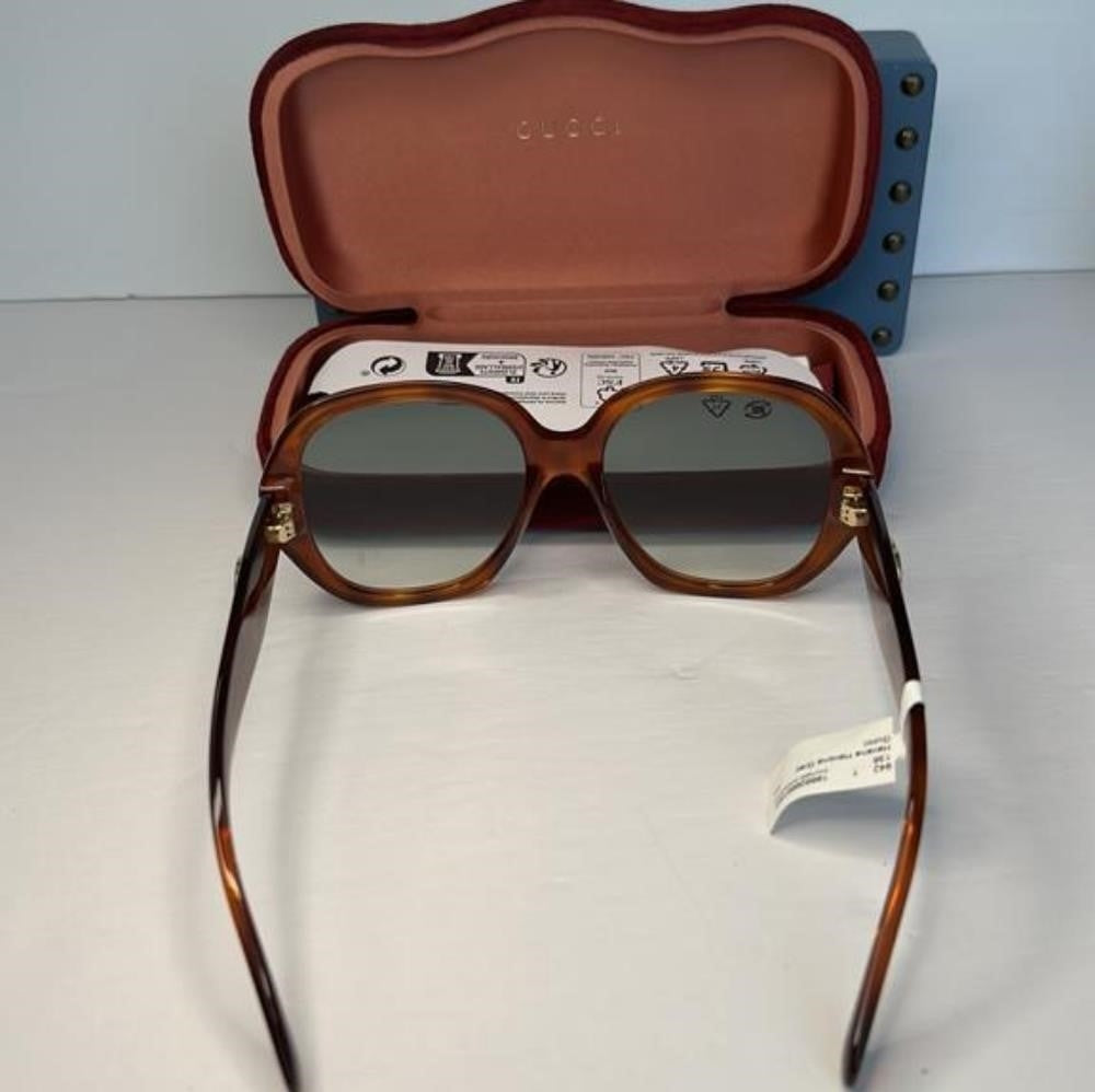 💯- Authentic New Gucci GG0796S-003 56 Ladies Sunglasses