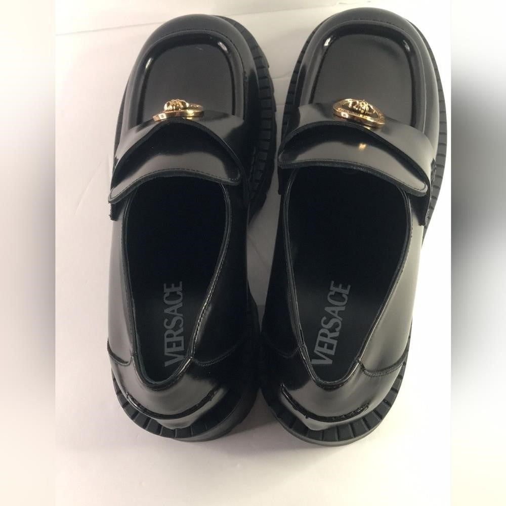 New Trendy  Original  Versace 💯Alia Platform Loafers 35 mm Size 43EU 10US