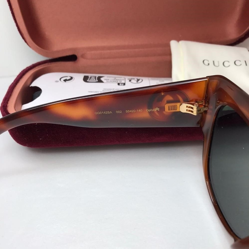 💯 Original NEW GG0142SA 002 WOMEN’S SUNGLASSES GUCCI