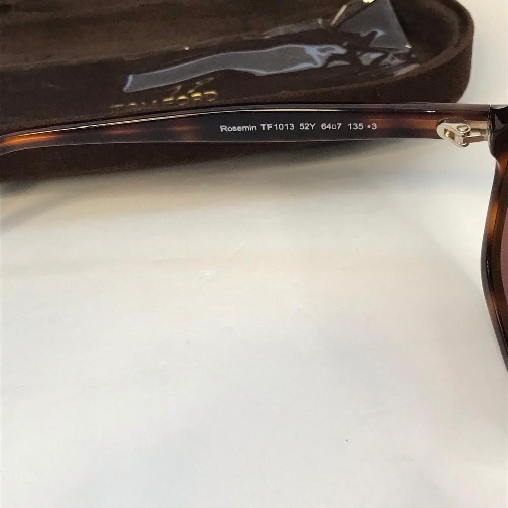 New- 💯 Original Tom Ford Rosemin 64mm Gradient Oversize Butterfly Sunglasses