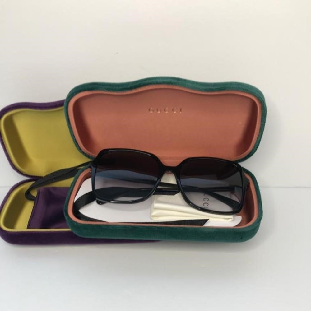 New - 💯 Original Gucci Grey Gradient Square Ladies Sunglasses GG0544S 001 57.