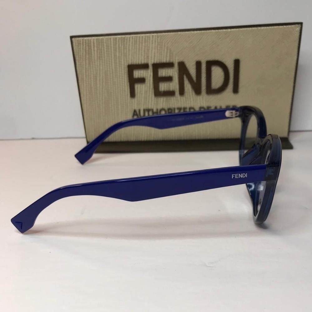 💯 - Original  New FENDI  WOMEN'S FF0198/F 47MM OPTICAL FRAMES IN BLUE