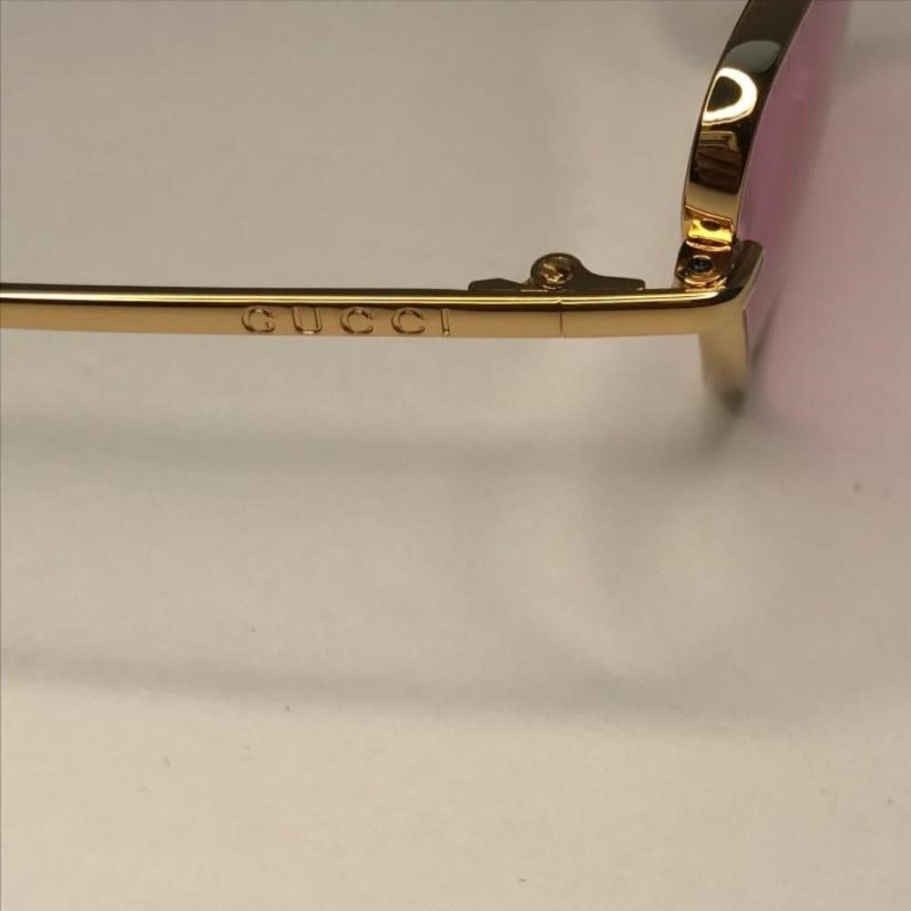 💯 Original Gucci Pink Geometric Ladies Sunglasses GG0538S 005