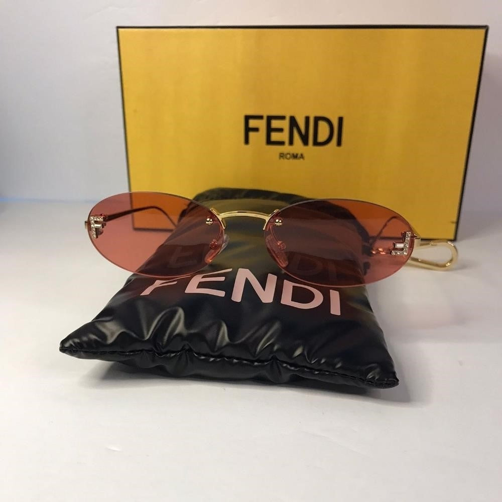 New  -  💯 Original Fendi First oval FE4075US 30S  sunglasses