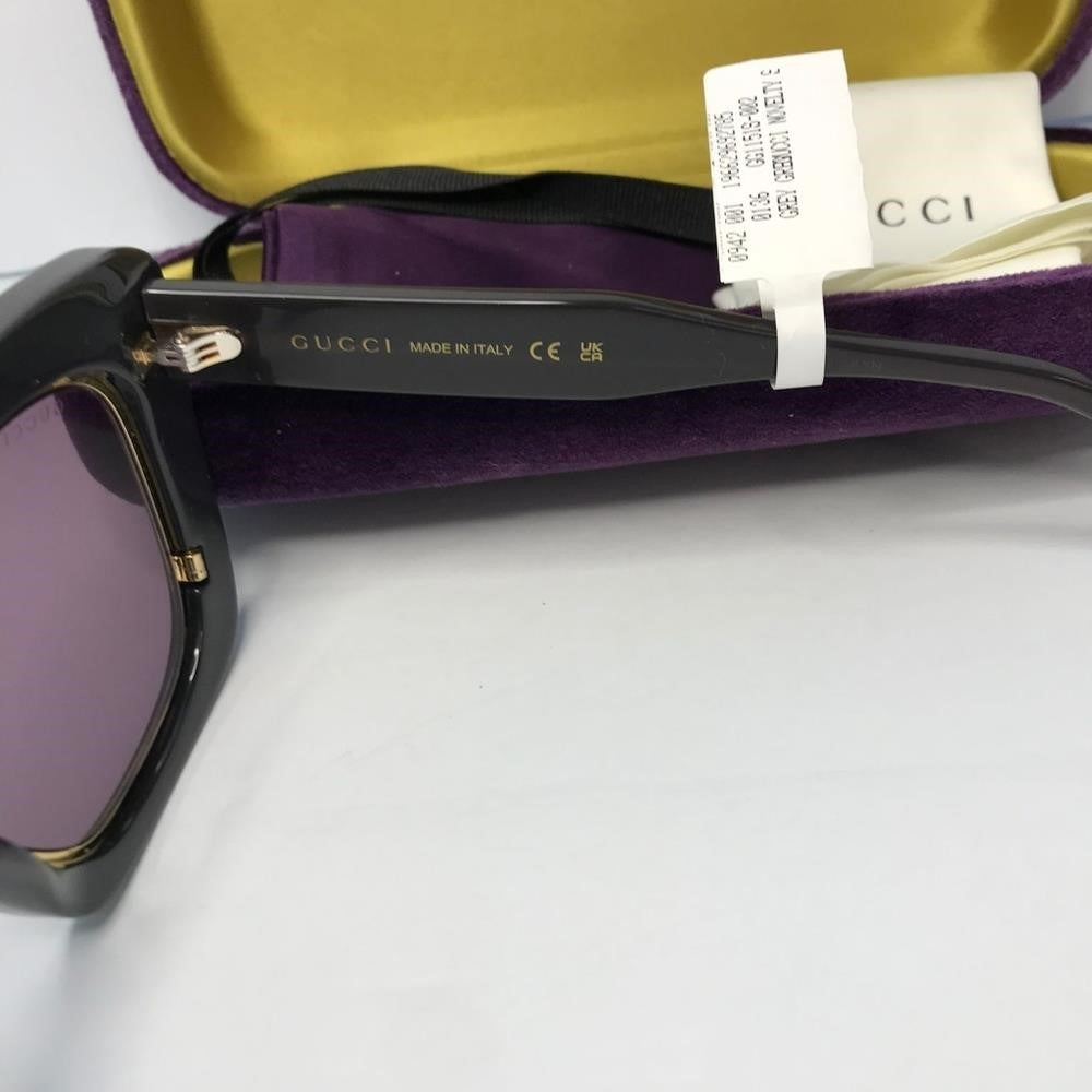 New 💯 Original Gucci GG1151S 002 Violet Oversized Sunglasses