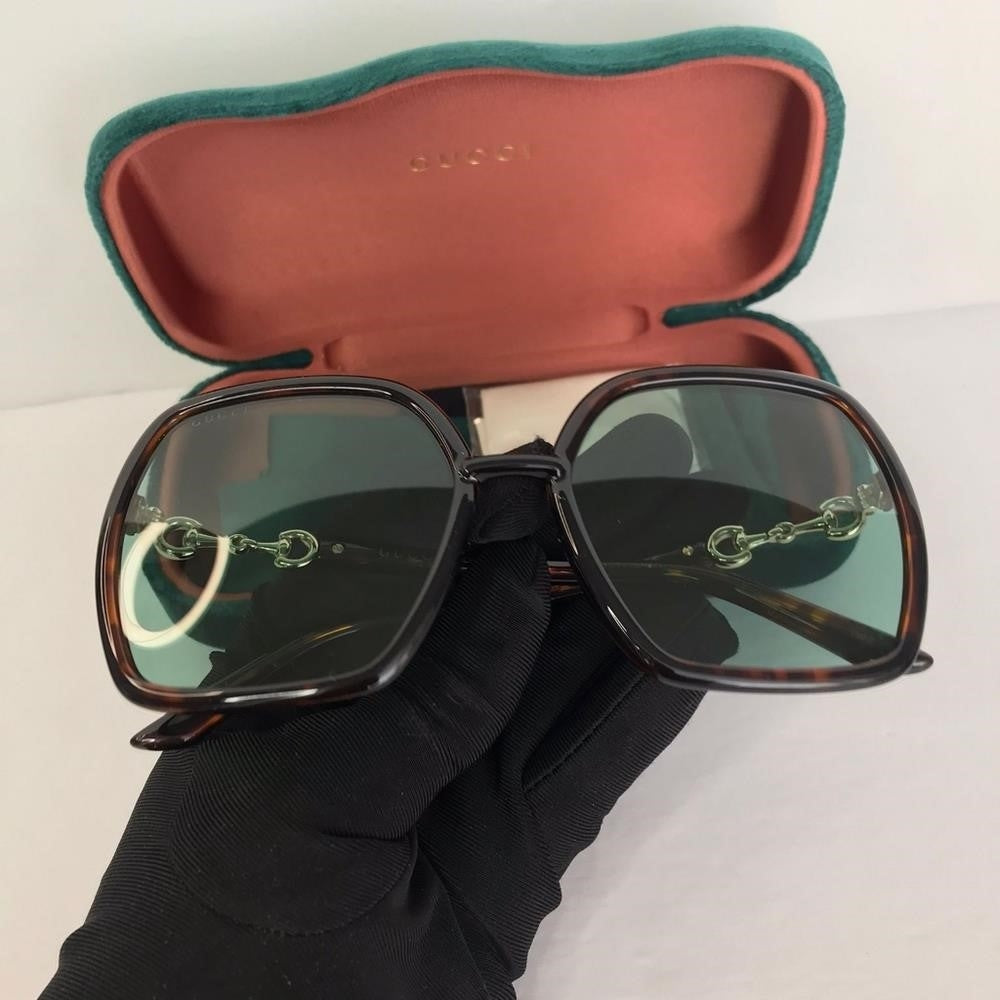 New - 💯 Original GUCCI GG0890SA-003 Women Oversized Sunglasses in Havana Torto