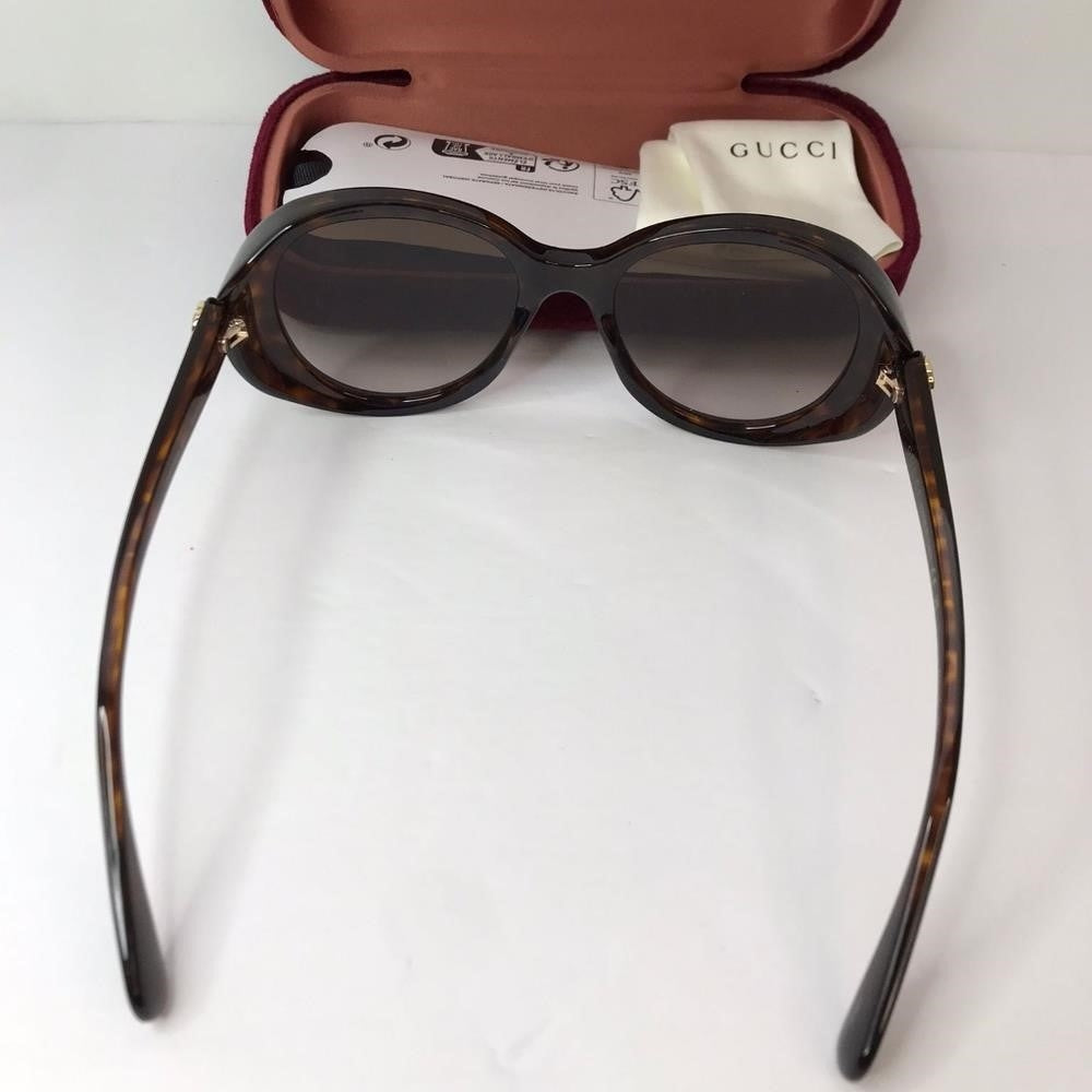 New- 💯 Original Gucci GG0368S 002 55 Sunglasses