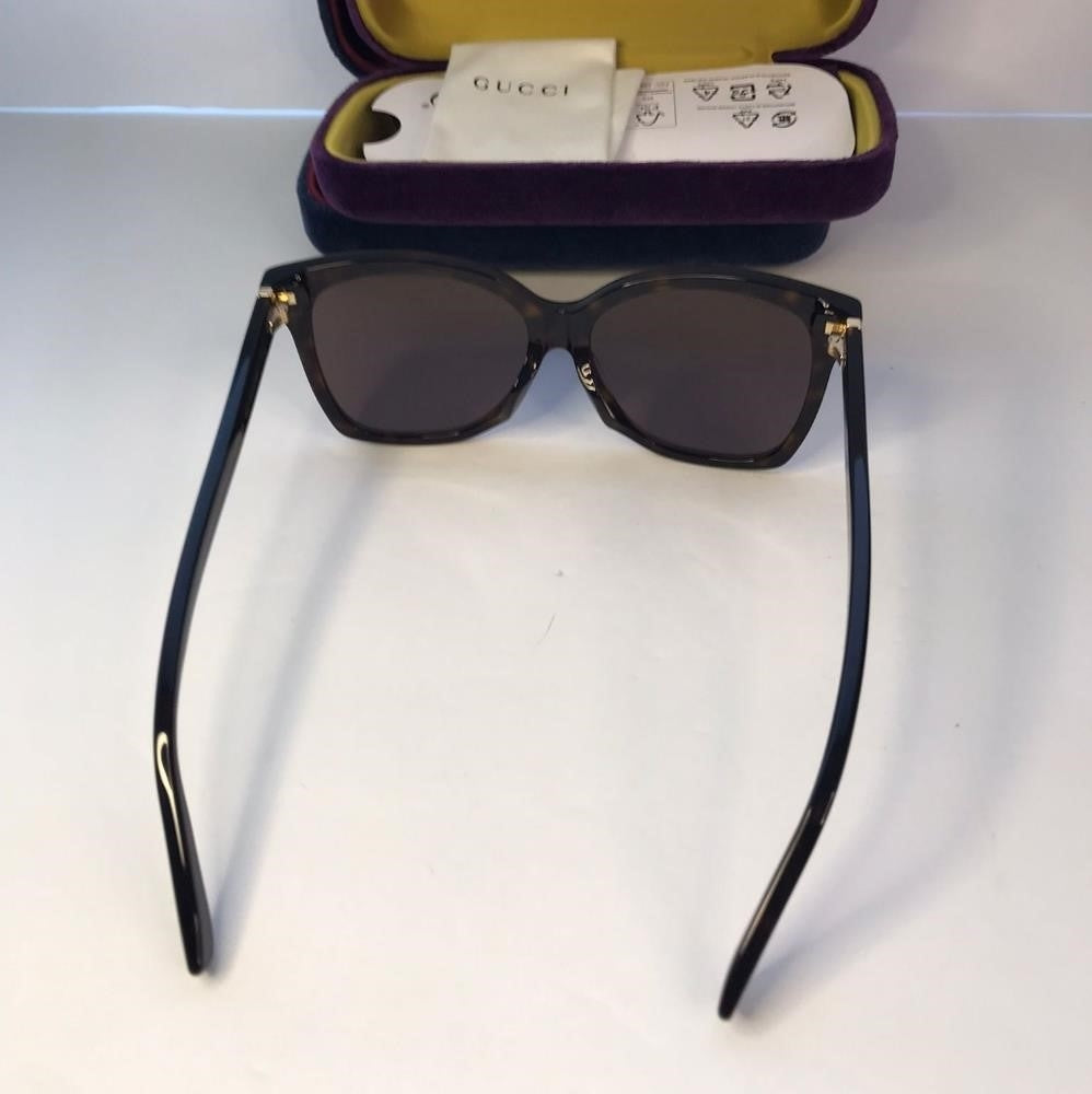 💯 Original Gucci Sunglasses Gg0459Sa 002 57 Square 15-150