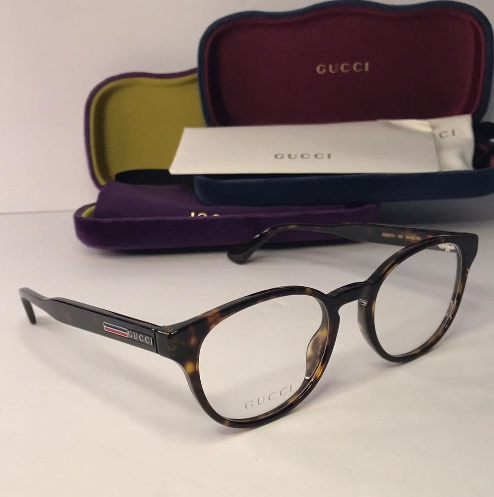 New 💯 Original GUCCI GG0827O 005 HAVANA EYEGLASSES