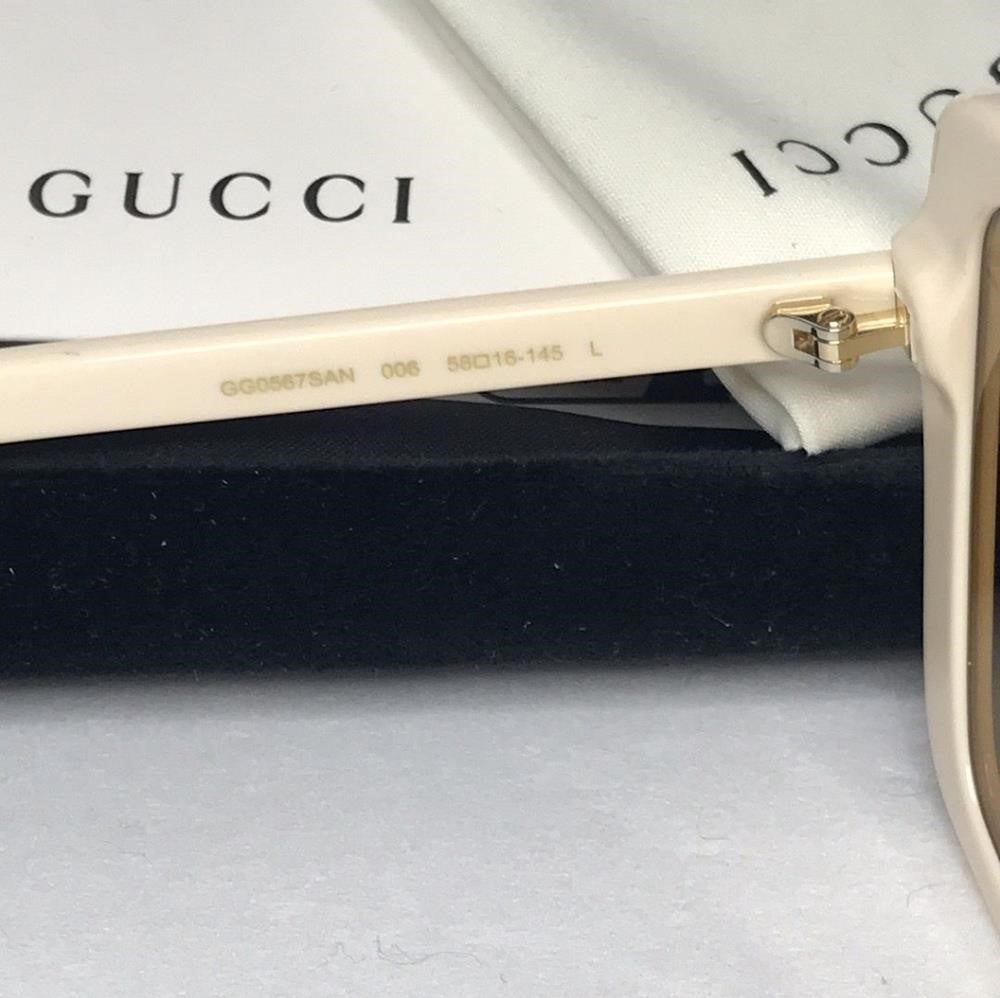 💯 Original New GUCCI sunglasses GG0567SAN 006 I Love You