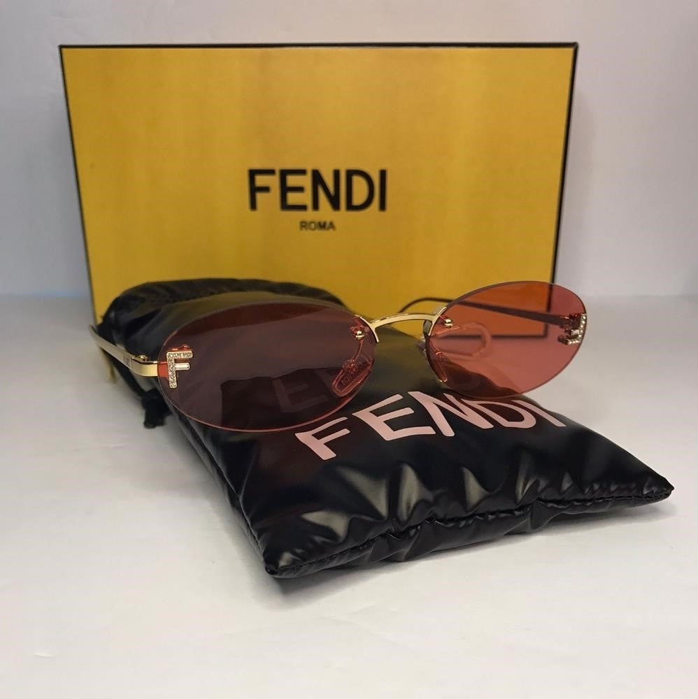 New  -  💯 Original Fendi First oval FE4075US 30S  sunglasses