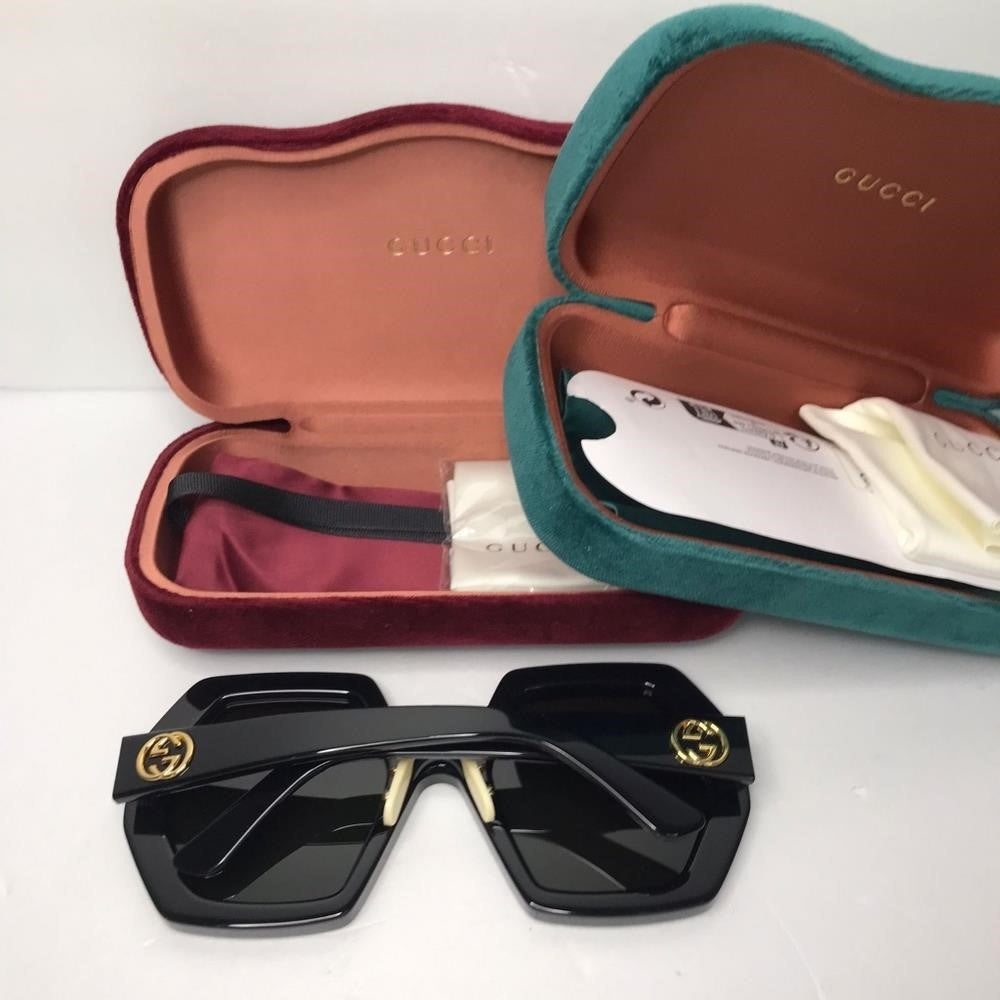 💯 Original Gucci GUCCI GG0772S 004 iconic double G logo Sunglasses