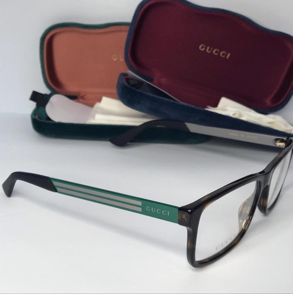 - New 💯 Authentic Gucci Demo Square Men's Eyeglasses GG0692O 005