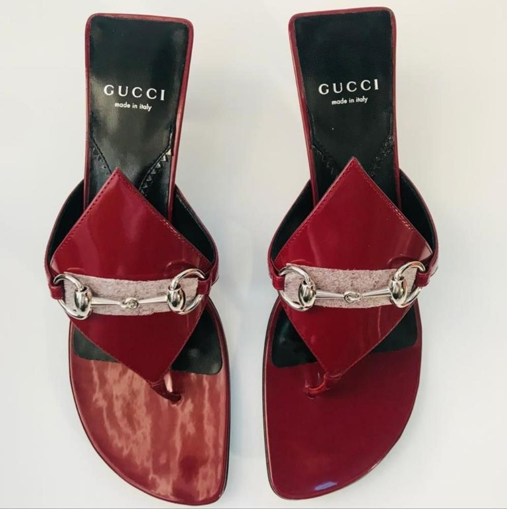 New 💯 Original  Runway Gucci65mm Horsebit leather mules Shoes