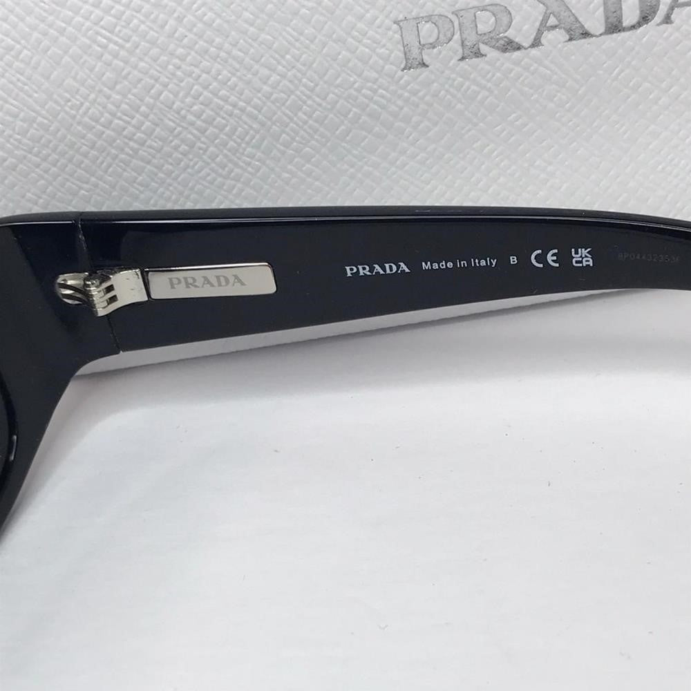 Authentic New Prada Eyewear Women's 0PR 20WS Sunglasses in Black | FW23/24