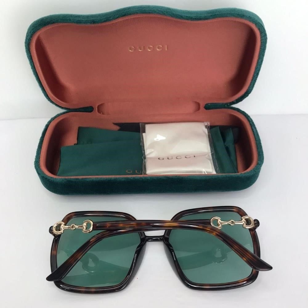 New - 💯 Original GUCCI GG0890SA-003 Women Oversized Sunglasses in Havana Torto