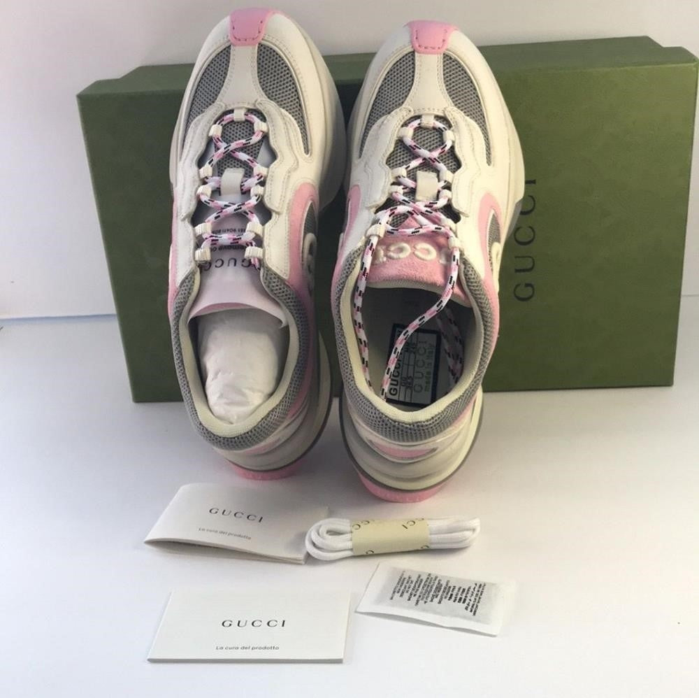 New 💯 Original GUCCI RUN SNEAKERS - WOMEN Mesh inserts