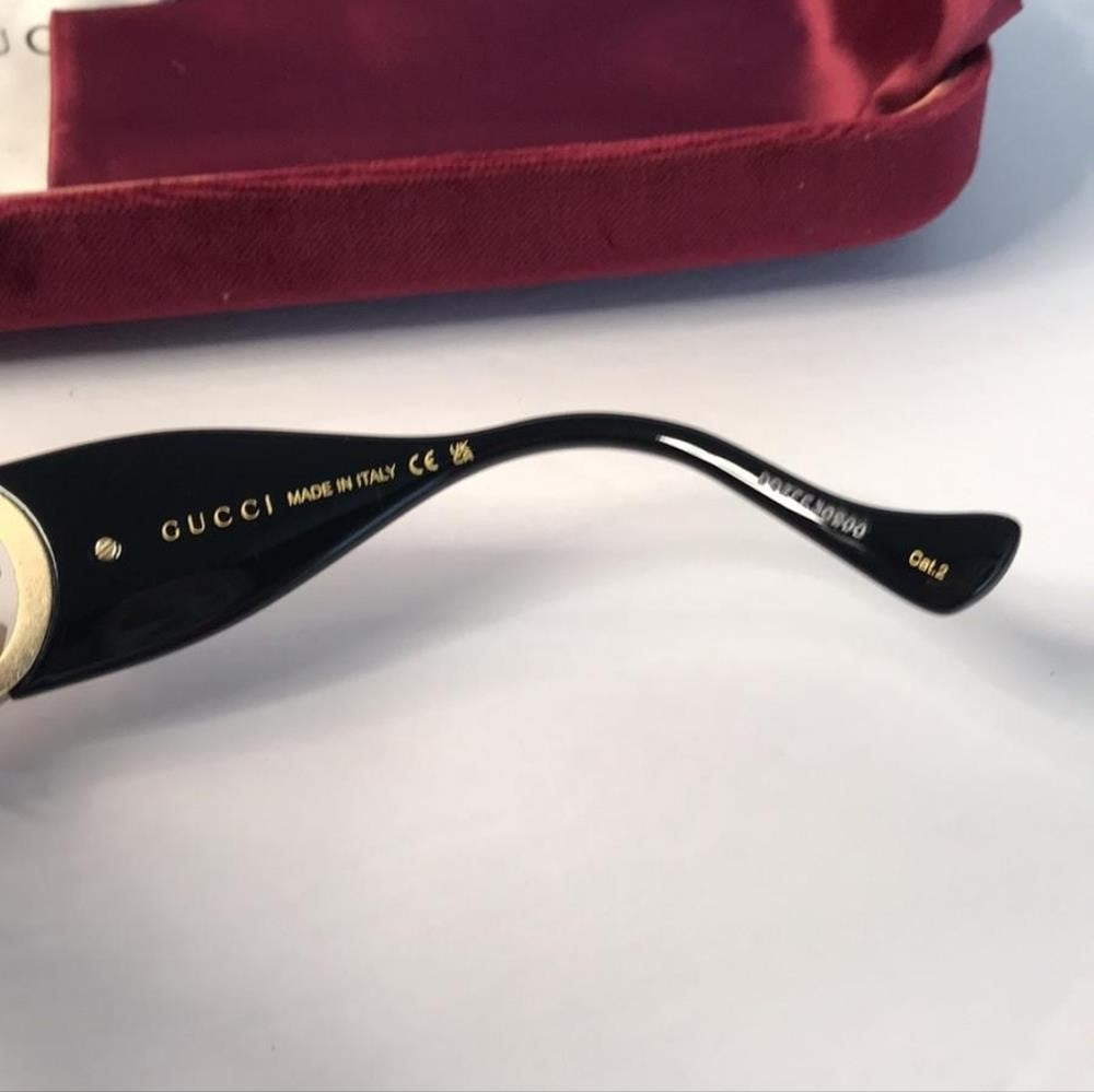 💯- Authentic New GUCCIGG1022S 001 Black /Gold Sunglasses