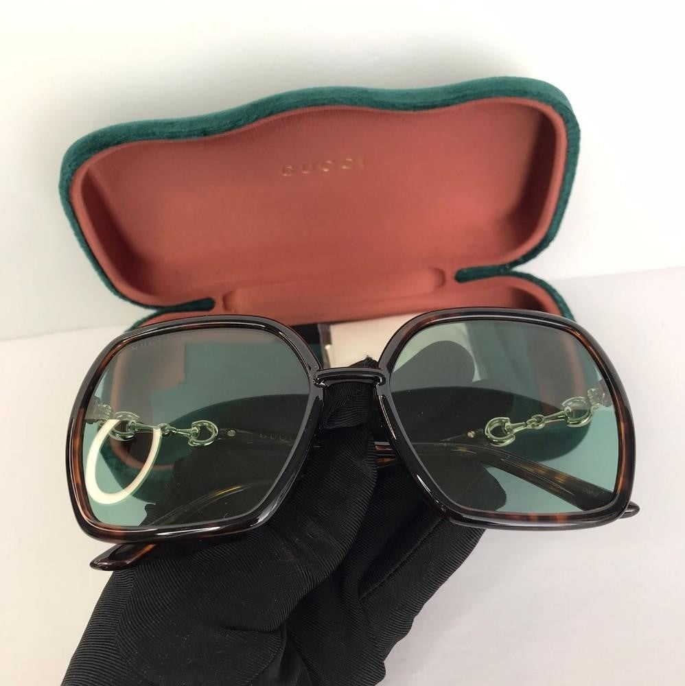 New - 💯 Original GUCCI GG0890SA-003 Women Oversized Sunglasses in Havana Torto