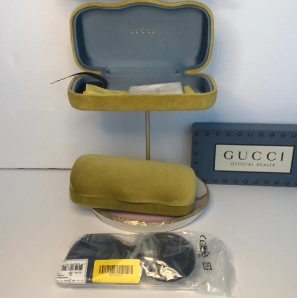 💯 - Authentic New Gucci Black GG0101S Round Gradient Sunglasses