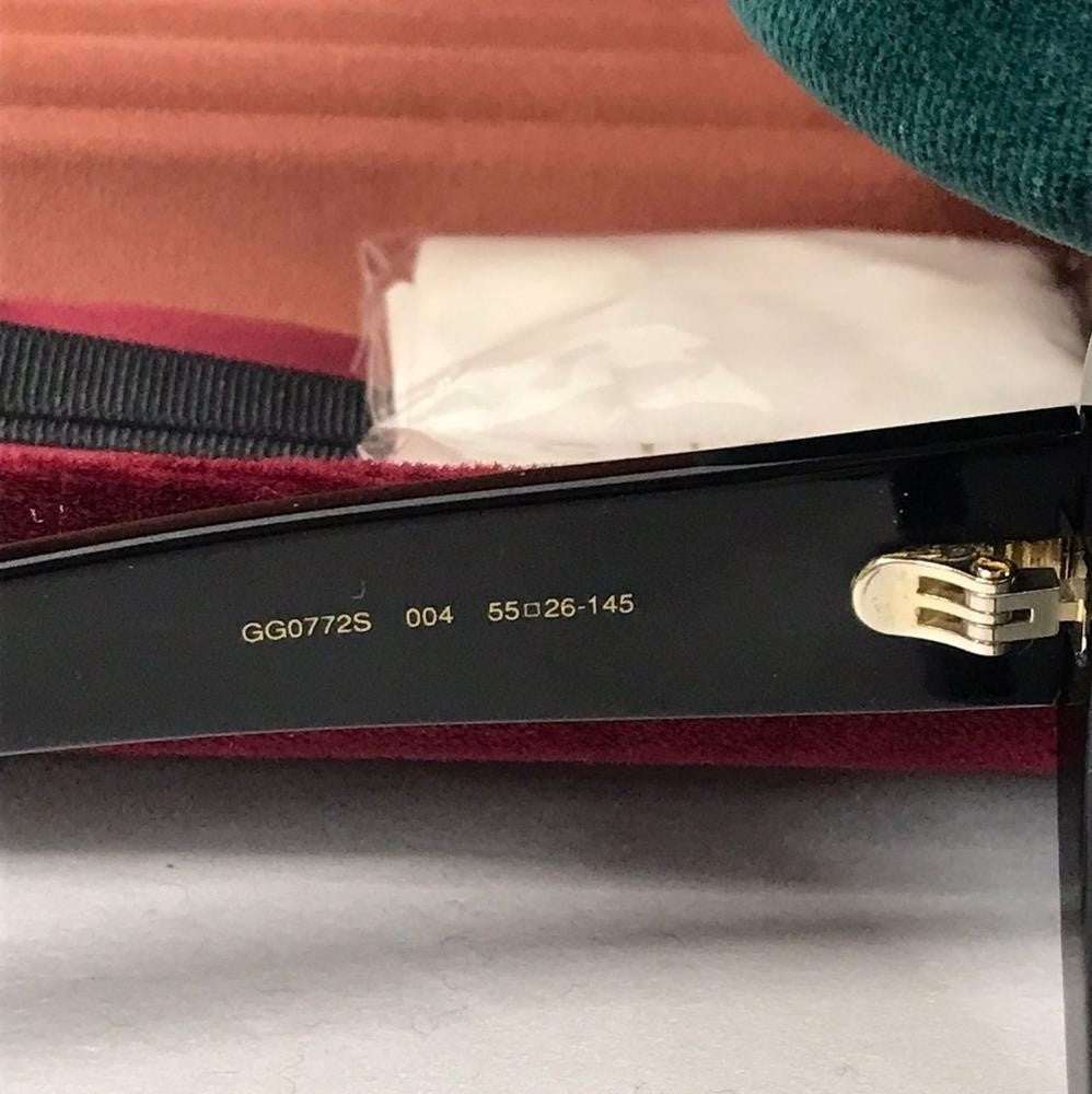 💯 Original Gucci GUCCI GG0772S 004 iconic double G logo Sunglasses