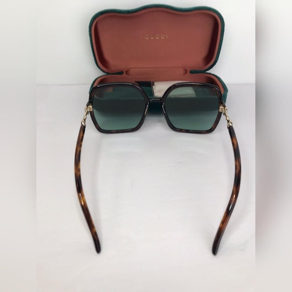 New - 💯 Original GUCCI GG0890SA-003 Women Oversized Sunglasses in Havana Torto