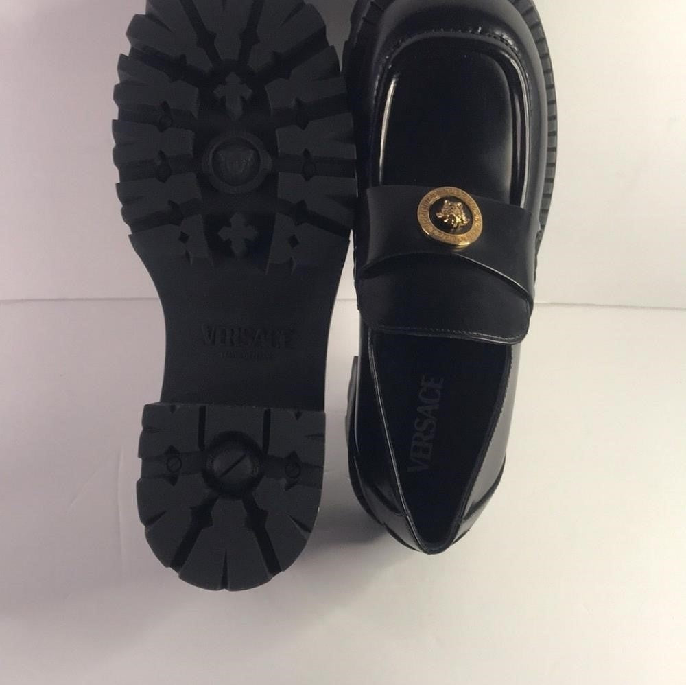 New Trendy  Original  Versace 💯Alia Platform Loafers 35 mm Size 43EU 10US