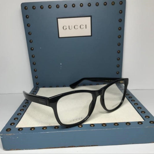 💯 Original Gucci Demo Square Men's Eyeglasses GG1344O 005 56.