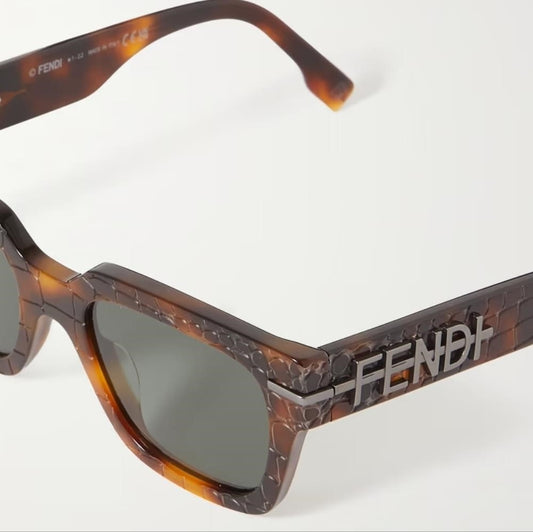 💯 Original  Fendi FE40078I squared sunglasses