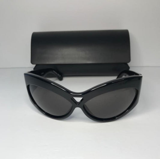 💯 Original SAINT LAURENT Black SL 73 Oversized Sunglasses