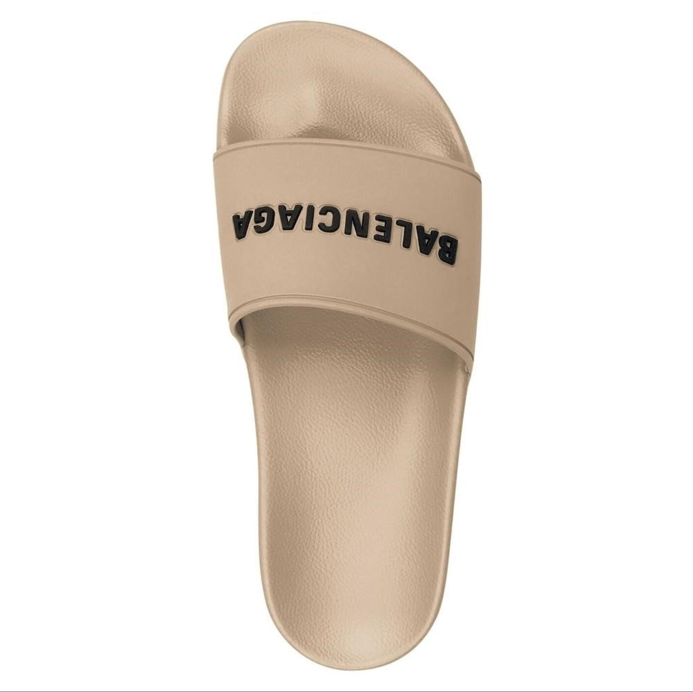 New 💯 Original Balenciaga Trendy POOL SLIDE SANDAL IN BEIGE