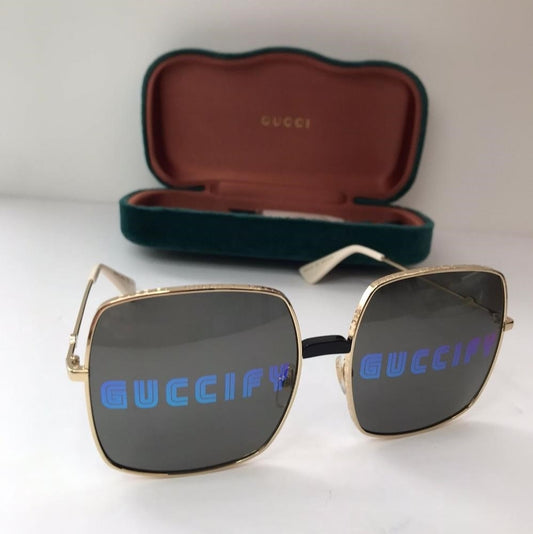 💯 Original Gucci GG0414S 002 60 Ladies Sunglasses