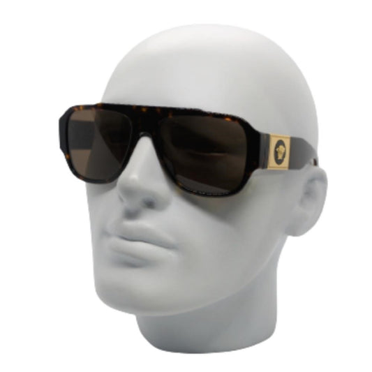 💯- Authentic New Versace Mens Brown VE4436 Sunglasses