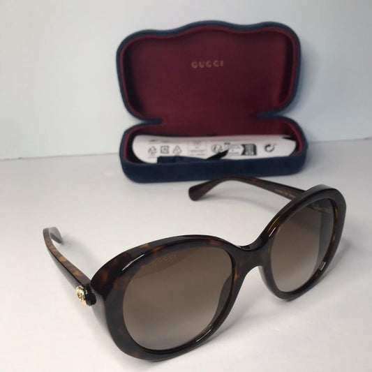 New Authentic Gucci GG0368S 002 55 Sunglasses