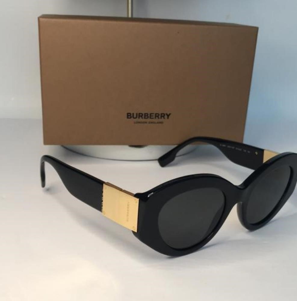 BURBERRY 0BE4361 30018751 SOPHIA FULL RIM BLACK OVAL SUNGLASSES