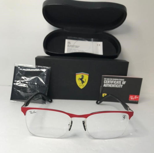 New RAY-BANScuderia Ferrari RX8416M Men's Square Eyeglasses