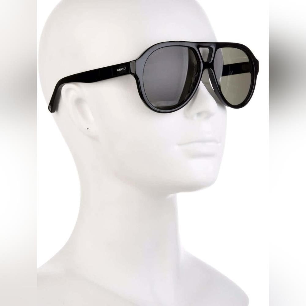 New- 💯 Original Gucci GG0159S 001 56 GG0159 Men's Sunglasses