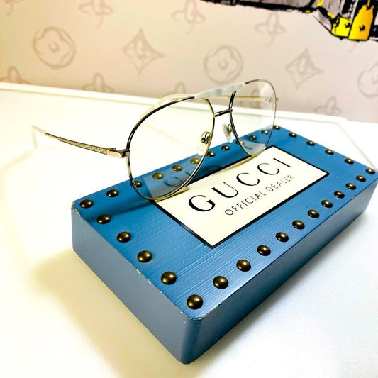 New Gucci Novelty men's Eyeglasses GG0242S-008