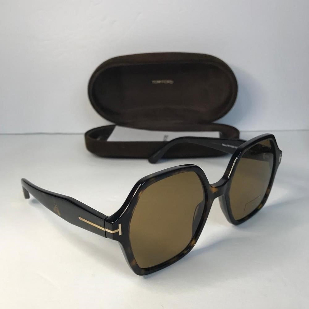 - New 💯 Original TOM FORD Romy Square Sunglasses TF 1032-F Havana