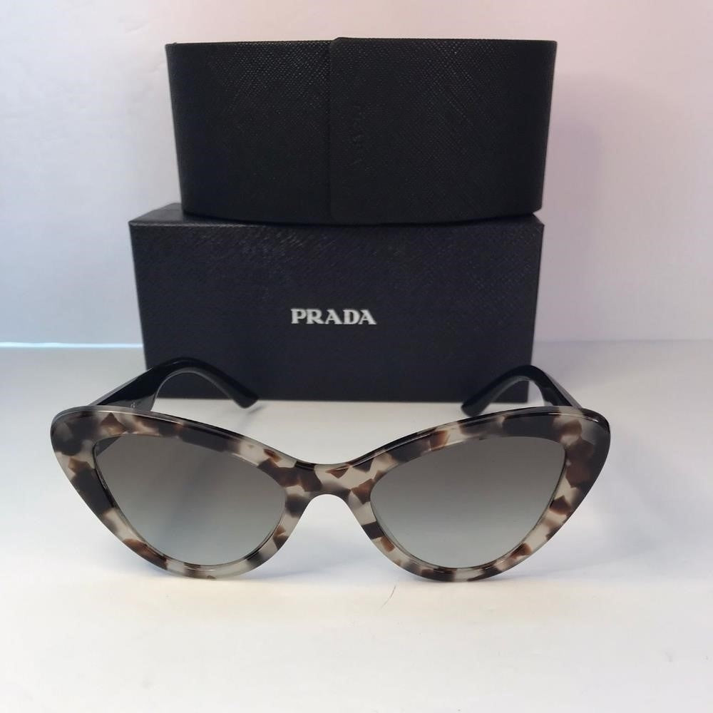 New Authentic Prada PR13YSTalc Havana/Grey Gradient Lenses