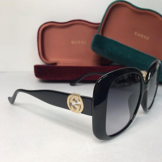 💯Original Gucci Grey Square Ladies Sunglasses GG1029SA 007 57.