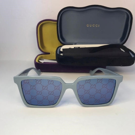 Ship sameday -  💯 Original NEW Gucci GG15405 003 Light Blue Violet Logo Mirrore